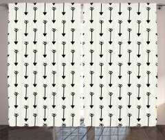 Retro Boho Arrow Pattern Curtain