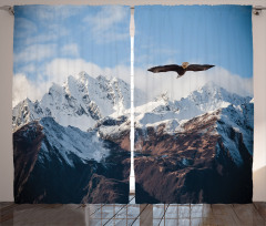 Mountain Flying Eagle Curtain