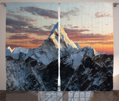 Mountain Nepal Everest Curtain