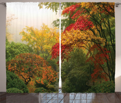 Portland Japan Garden Curtain