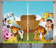 Mythical Animals Ark Curtain