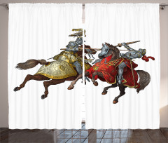 Middle Age Knights Curtain
