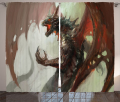 Creature Dragon Curtain