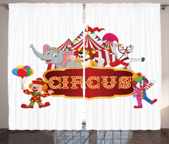 Nostalgic Circus Tent Curtain