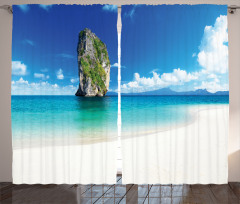 Exotic Coastline Curtain