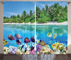 Aquatic World Maldives Curtain