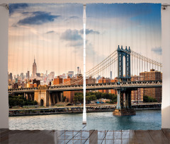 Manhattan Bridge in NYC Curtain