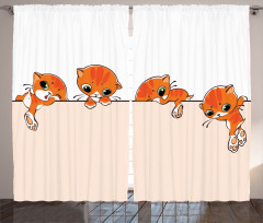 Banner with Little Kitties Curtain