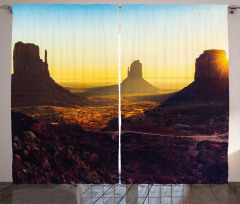 Sunrise Monument Valley Curtain
