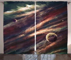 Nebula Planet Cloud Curtain