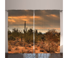 Dramatic Shady Desert Curtain