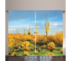 Sonoran Desert Blooms Curtain