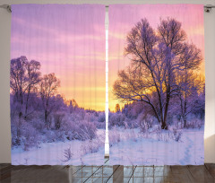 Landscape with Sunset Curtain