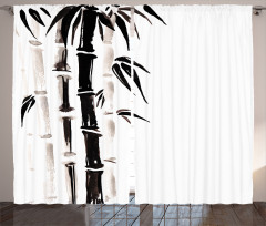 Bamboo Pattern Curtain