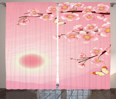 Nature Blossom Tree Curtain