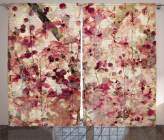Cherry Blossoms Floral Curtain