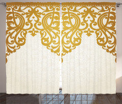Medieval Baroque Art Curtain