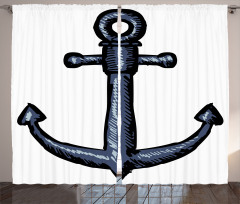 Nautical Anchor Safety Curtain