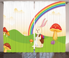 Bunny Easter Egg Kids Curtain
