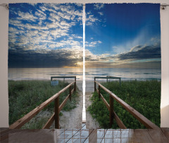 Pathway to Sea Swimming Curtain
