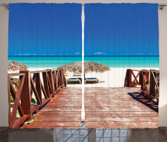 Sandy Beach Resort Curtain