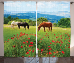 Landscape Rural Scene Curtain