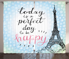 Sketch Perfect Day Curtain