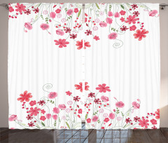 Herbs Blossoms Bridal Curtain