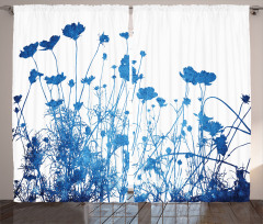Wildflowers Blooms Curtain
