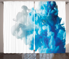 Abstract Cloud Swirl Curtain