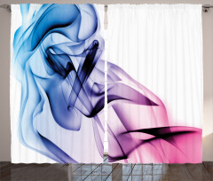 Colorful Smoke Flow Curtain