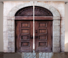 Arched Venetian Door Curtain