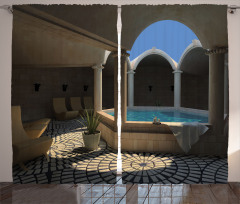 Spa Relaxation Pool Curtain