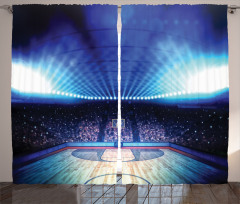 Basketball Arena Game Curtain