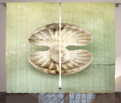 Open Shell Marine Life Curtain