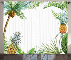 Exotic Palm Trees Curtain