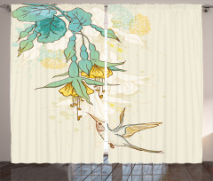 Colibri Exotic Plant Curtain