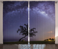 Milky Way Stars Space Curtain