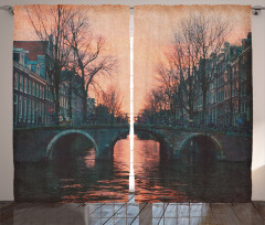 Amsterdam Vintage Bridge Curtain