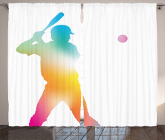 Hitter Swinging Arms Curtain