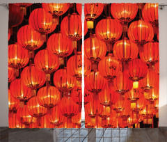 Chinese Lantern Festival Curtain