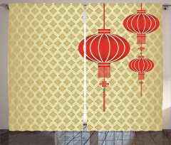 Chinese Baroque Pattern Curtain
