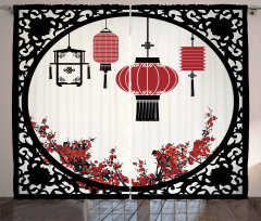Ornate Graphic Curtain