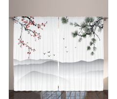 Chinese Style Artwork Curtain