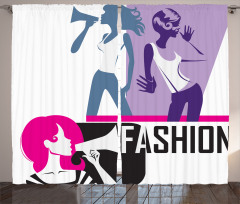 Modern Lady Fashion Curtain