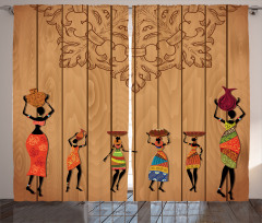 Aboriginal Girls Art Curtain