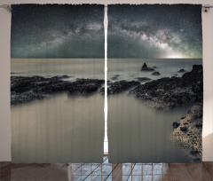 Milky Way Foggy Space Curtain