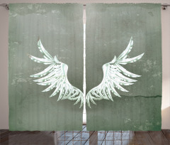 Coat of Arms Wings Curtain