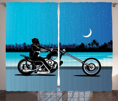 Chopper Motorcycle Curtain