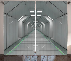 Corridor in Ship Space Curtain